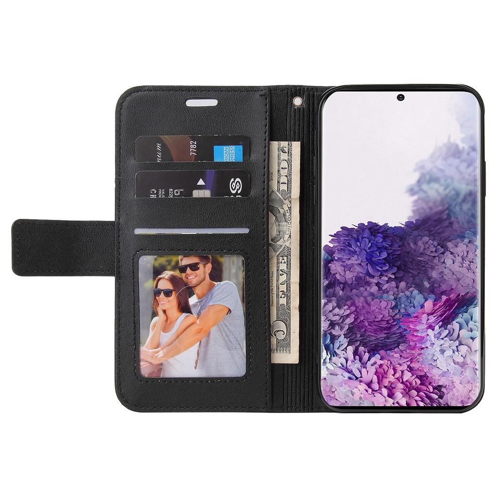 Ốp điện thoại da PC PU cứng dạng ví nắp lật cho Samsung GalaxyS20 Ultra S20 Plus S20+ S20 FE Note10 Note10+ Note9 Note8