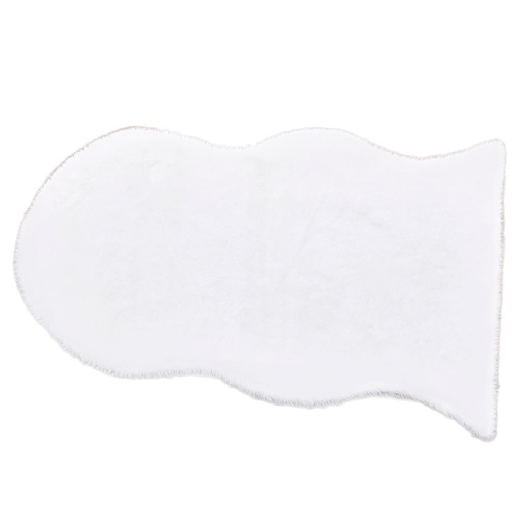 Soft Area Rugs for Kids Room Play Mat Anti- Nursery Carpets White