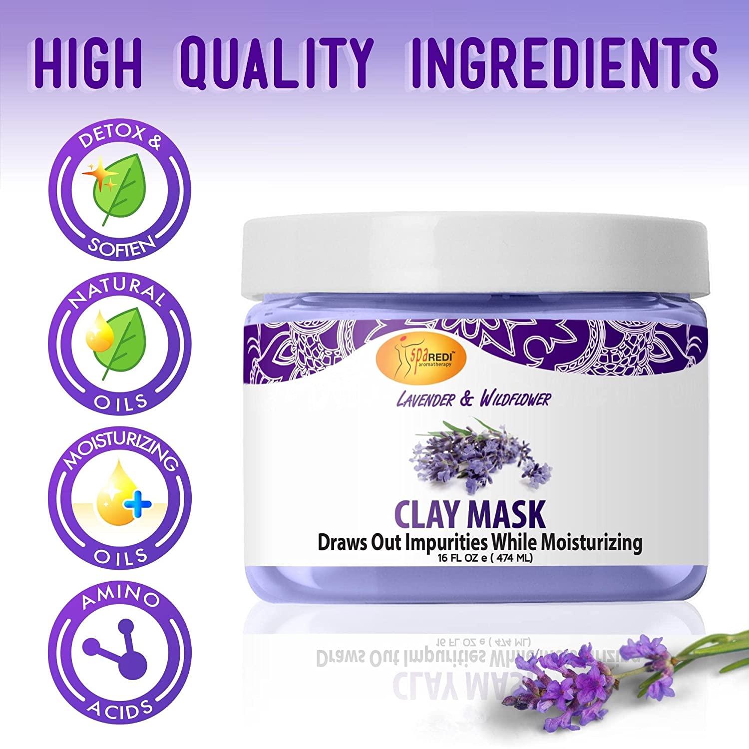 Măt nạ đất sét Pedi Clay Mask mùi Oải Hương 474 ml