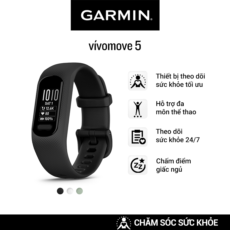 Đồng Hồ Thông Minh Garmin vívosmart 5 - Hàng Chính Hãng