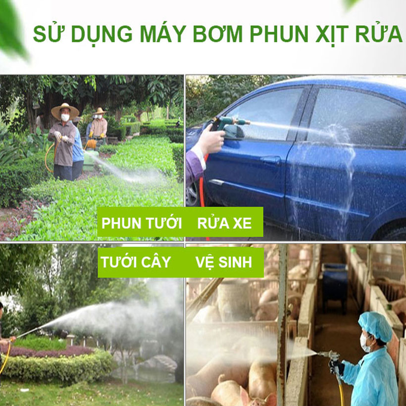 Máy bơm mini áp lực 12V 60W 5L Smartpumps tự động kèm nguồn