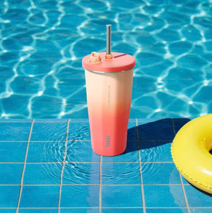 Cốc ly giữ nhiệt TYESO TS-8848B 600ml  bằng thép không gỉ 304  Chống tràn &amp; Giữ nhiệt 12 tiếng