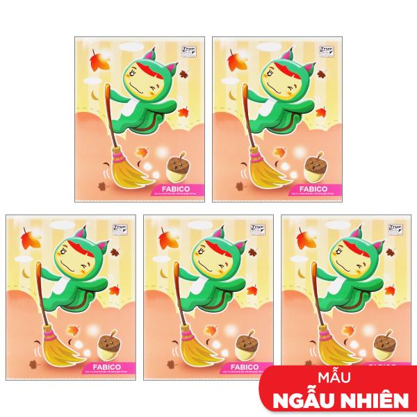 Combo 5 Vở Học Sinh 4 Ô Ly 100 Trang ĐL 100g/m2 - Elephant FI614522 (Mẫu Màu Giao Ngẫu Nhiên)