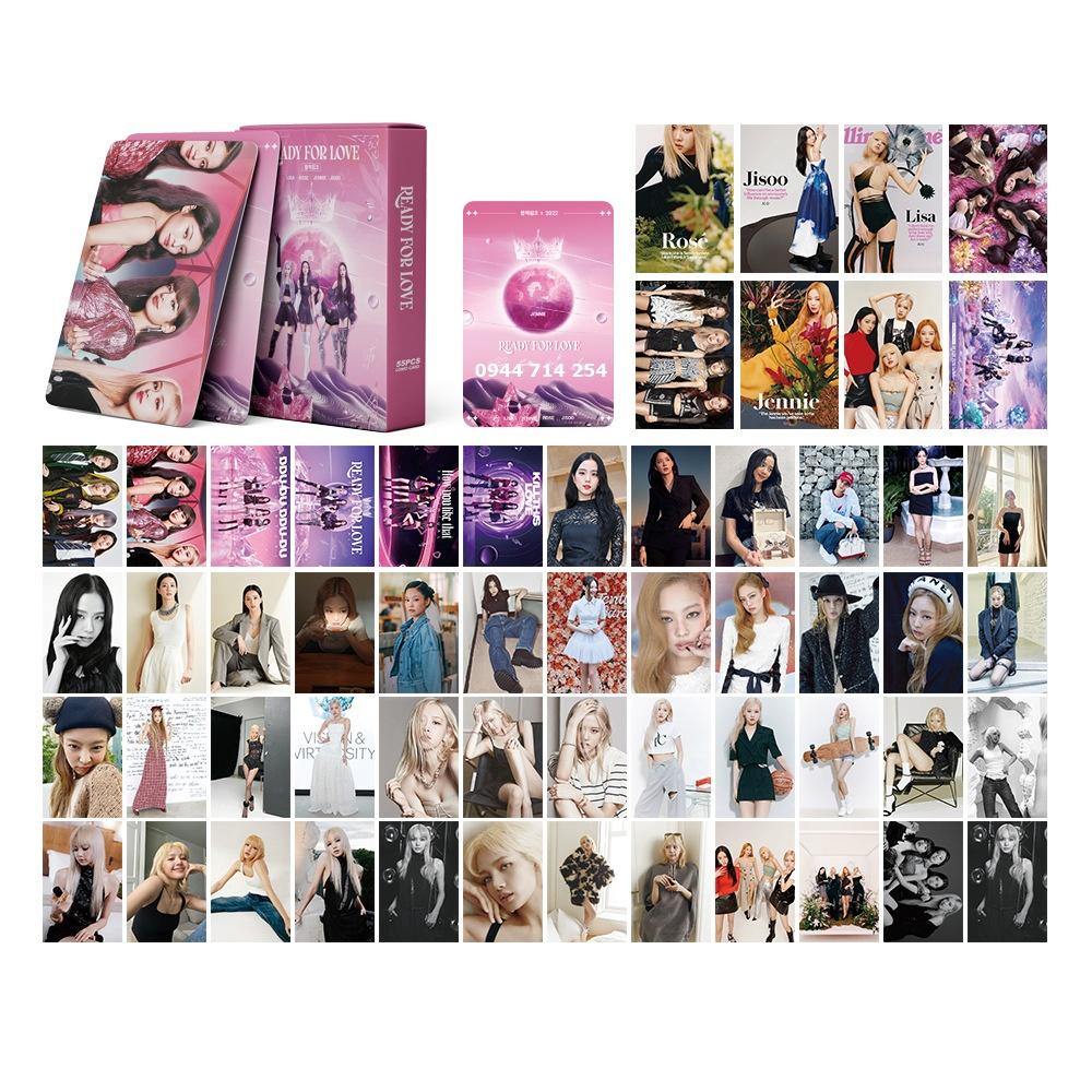 Trọn bộ 55 Lomo Card Blackpink Ready For Love 2022