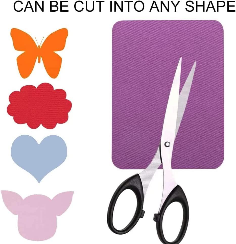 15PCS Các bản vá nhiệt, bản vá denim trong vải, quần jean bản vá denim, miếng dán bàn ủi, miếng vá quần áo, để sửa chữa quần jean DIY Trang trí