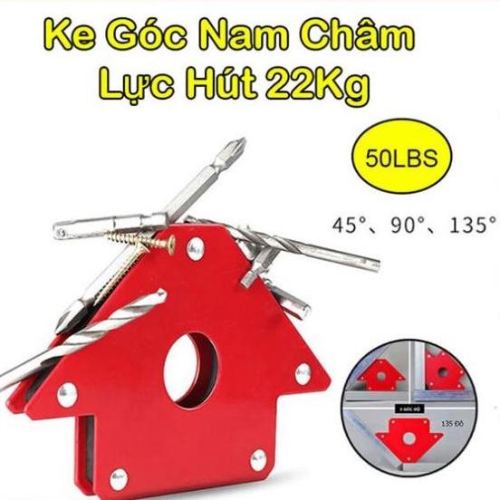 Nam châm ke góc vuông lực hút 12kg/22kg/33kg dùng ke góc hàn, ke góc vuông 25LBS/50LBS/75LBS