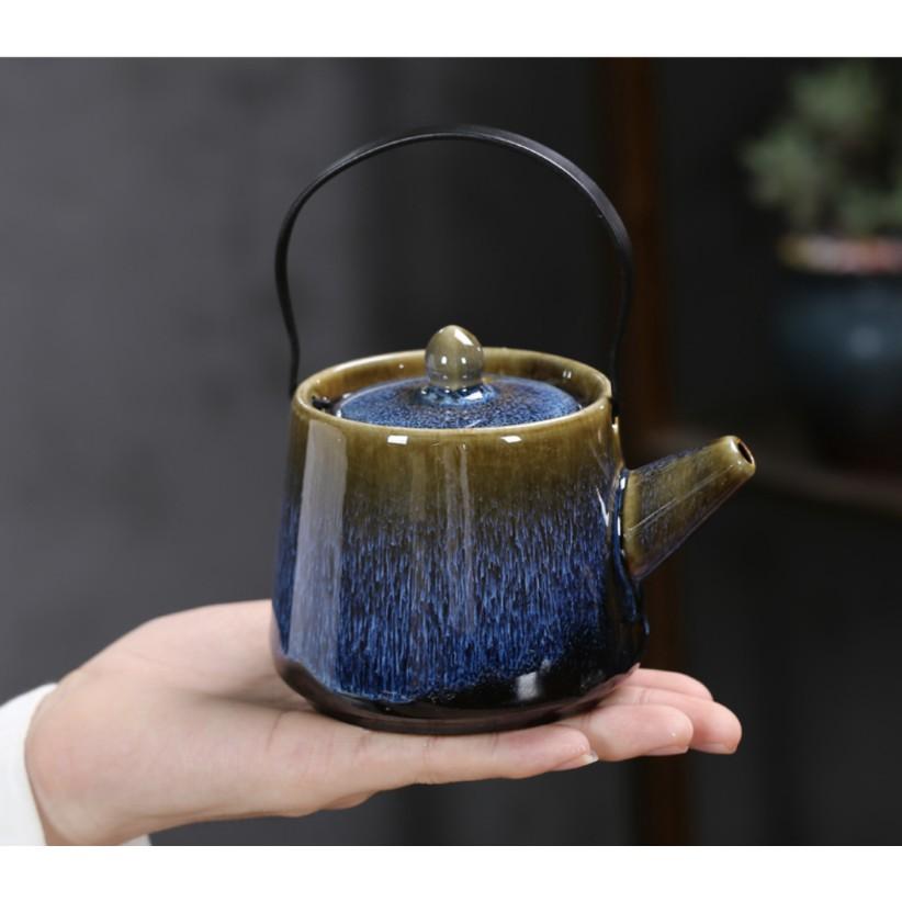 Bộ ấm trà đạo kèm khay và túi đựng Danh Trà Seiza Muromach phong cách Nhật Bản