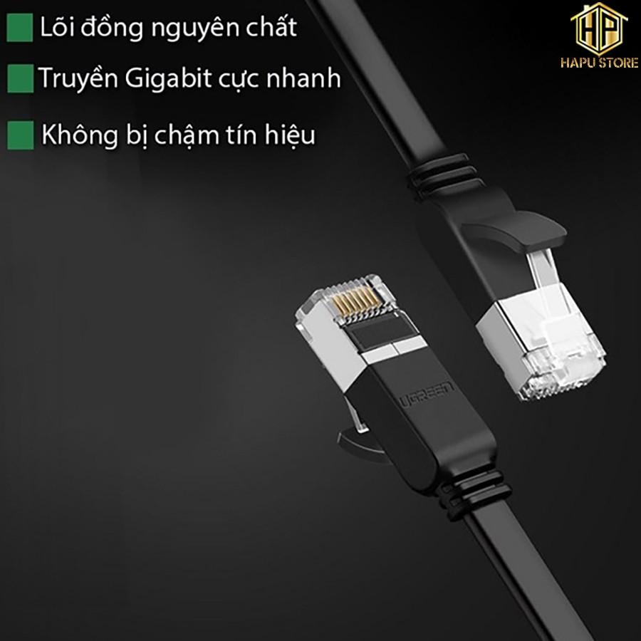 Dây mạng Cat6 dẹt Ugreen 50183 dài 0,5m chính hãng - Hàng Chính Hãng