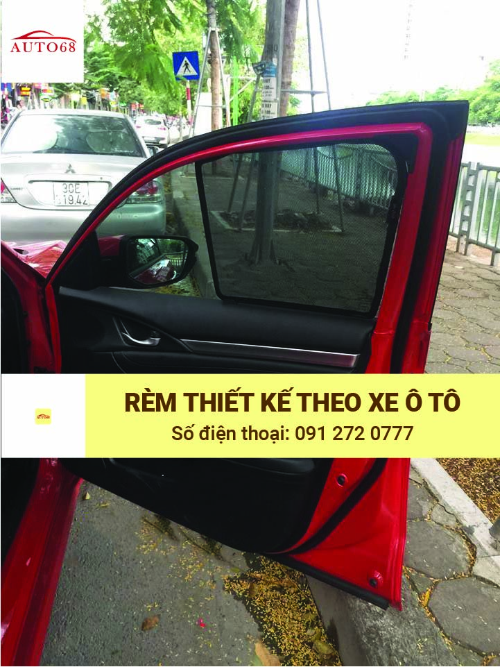 Rèm che nắng, Chắn nắng nam châm ô tô dành cho xe Honda Civic