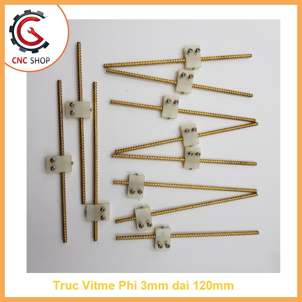 Trục Vít Me Phi 3mm ( Dài 120mm)