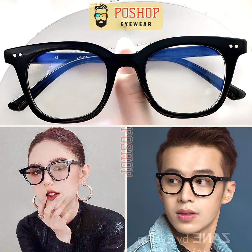 Gọng kính unisex nam nữ POSHOP mắt kính cận thời trang cao cấp chống tia uv màu sắc dễ đeo SS