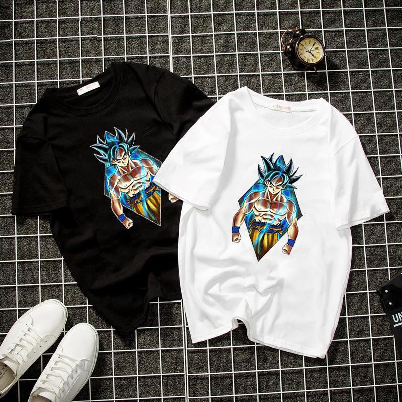 Áo thun Unisex form rộng Goku cá tính Hàn Quốc vải dày mịn 2019T1504