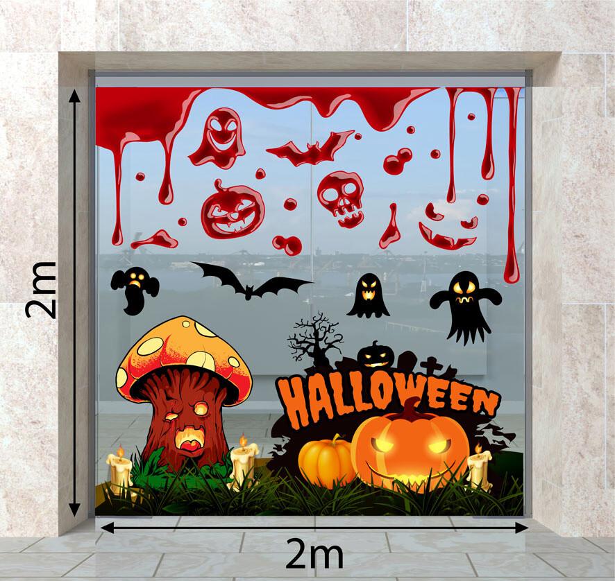 DECAL TRANG TRÍ HALLOWEEN 2023  COMBO SỐ 30