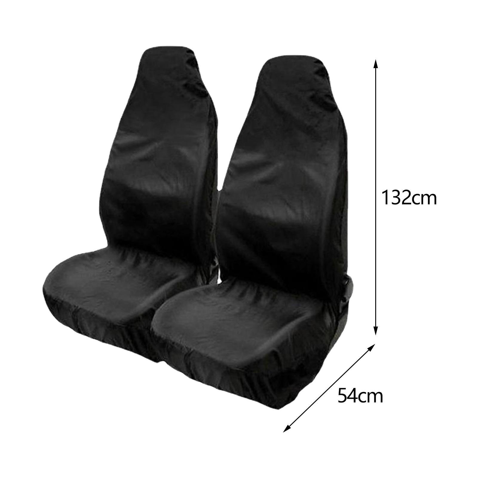 2Pcs Automotive Seat Covers Seat Protection Cover for SUV Vehicle Sedan