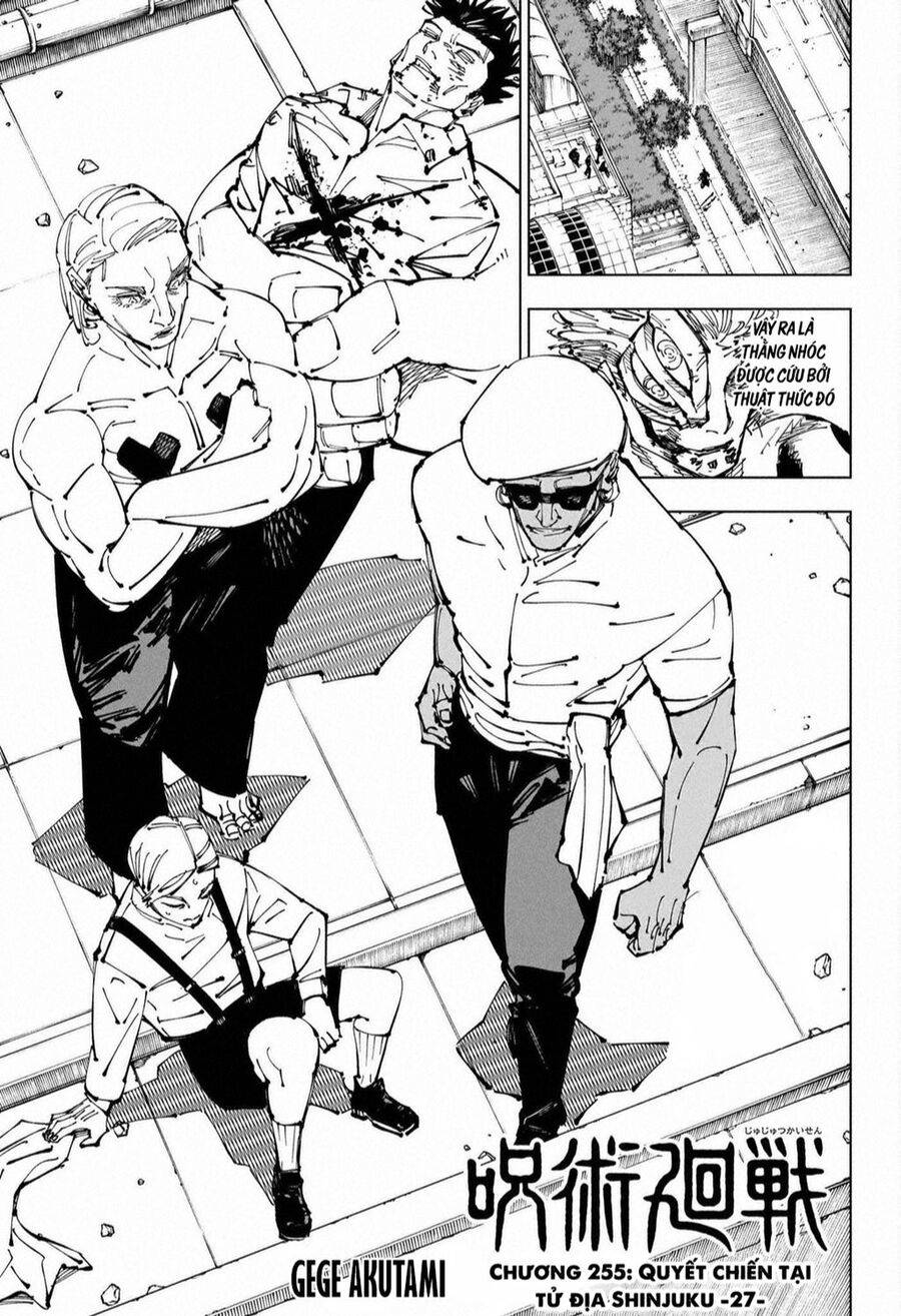 jujutsu kaisen - chú thuật hồi chiến chapter 255 2