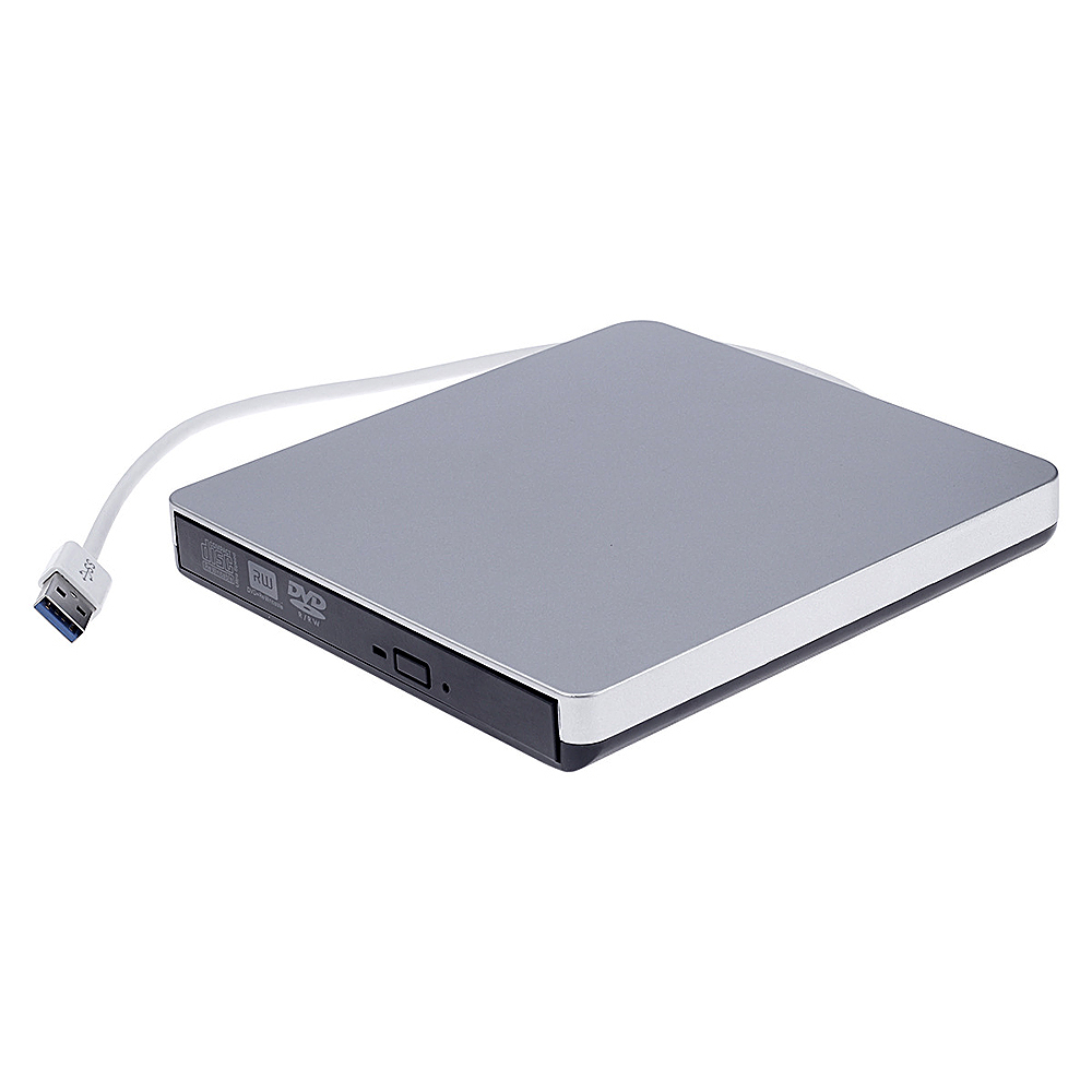 Ổ đĩa quang ngoài siêu mỏng CD-RW DVD-RW ghi CD / DVD cho Windows / Mac USB 3.0