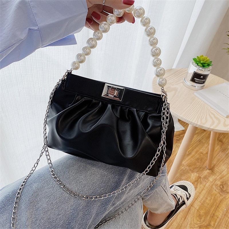 Túi xách đeo chéo nữ đẹp thời trang giá rẻ Quai Ngọc Khoá Vặn