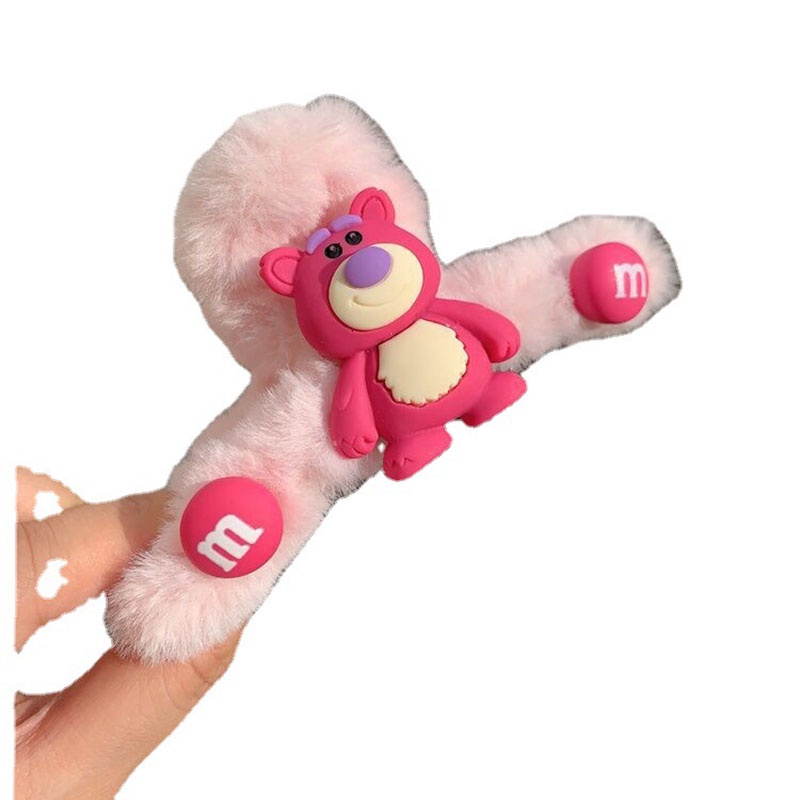 Kẹp Tóc Hình Gấu Đáng Yêu Phong Cách Hàn Quốc