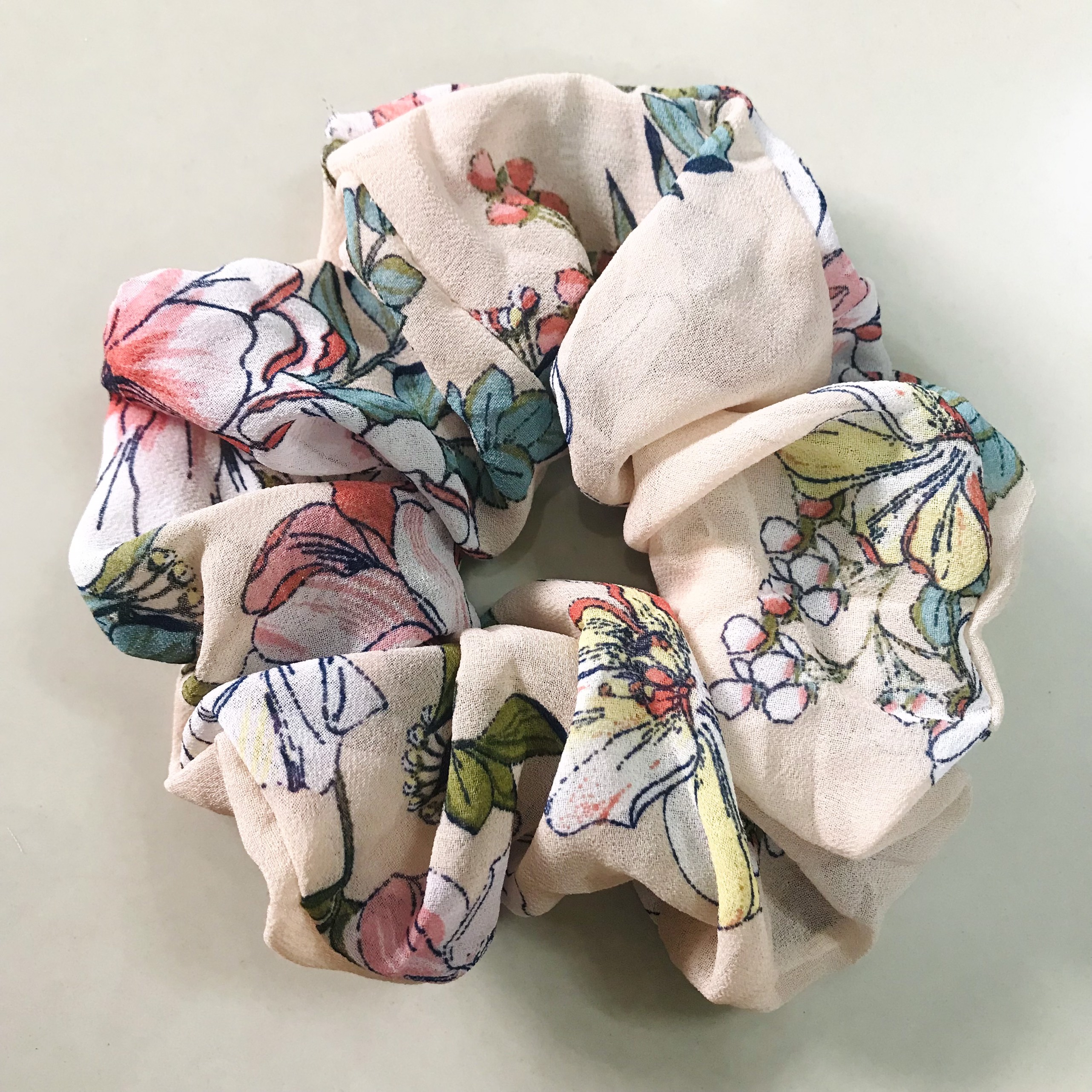 SCRUNCHIES - COMBO 1 - 3 - 5 DÂY CỘT TÓC SCRUNCHIES - NHIỀU MÀU - BẢN TO - DÂY BUỘC TÓC VẢI - CHO BẠN GÁI