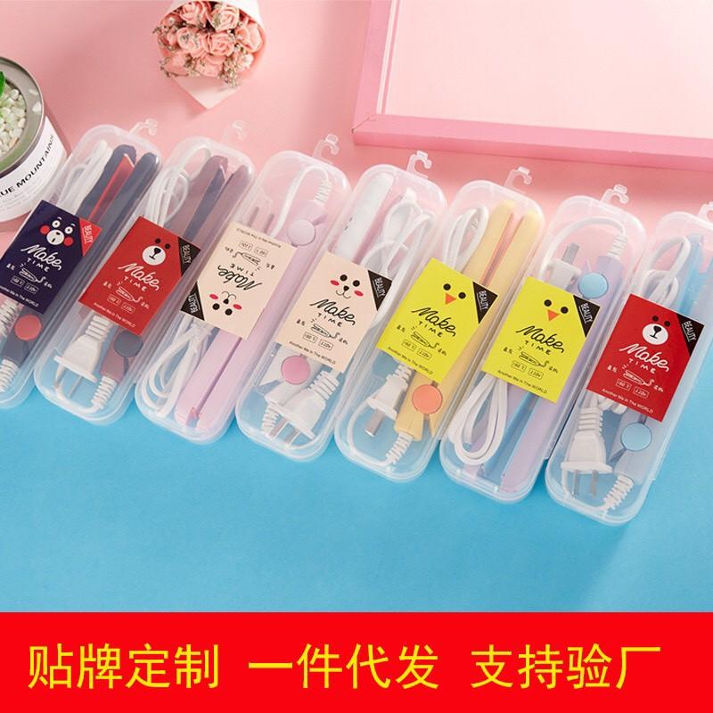 MUA 1 MÁY TẶNG 1 GƯƠNG MINI  Máy Là - Duỗi  Tóc Mini Hình Cute Nhiều Màu Sắc Dành Cho Bạn Gái