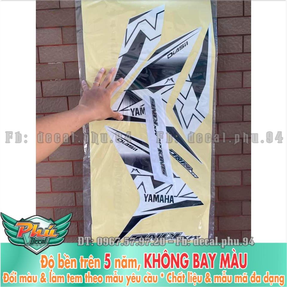 Tem rời Exciter 150 Mx Uv Xe trắng