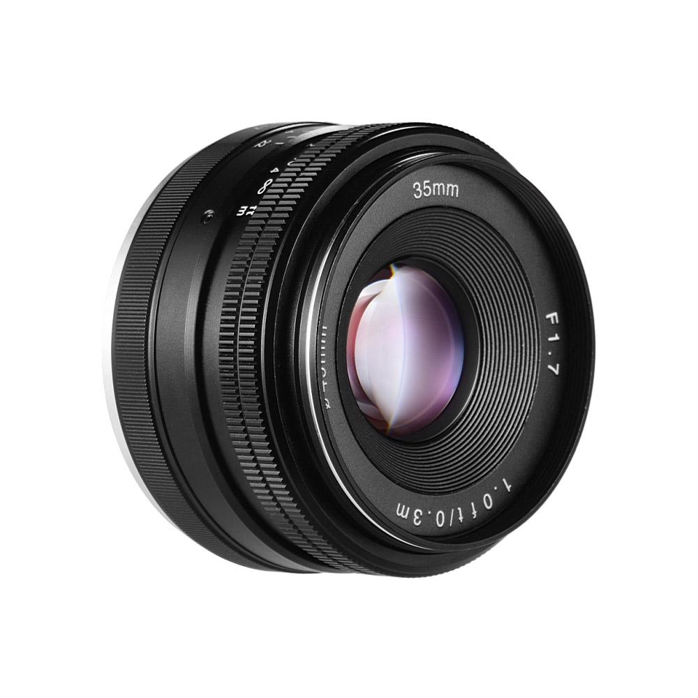 35mm f/1.7 Manual Focus Mirrorless Lens Prime Lens Large Aperture for Portrait Humanistic Street Photography for Sony E