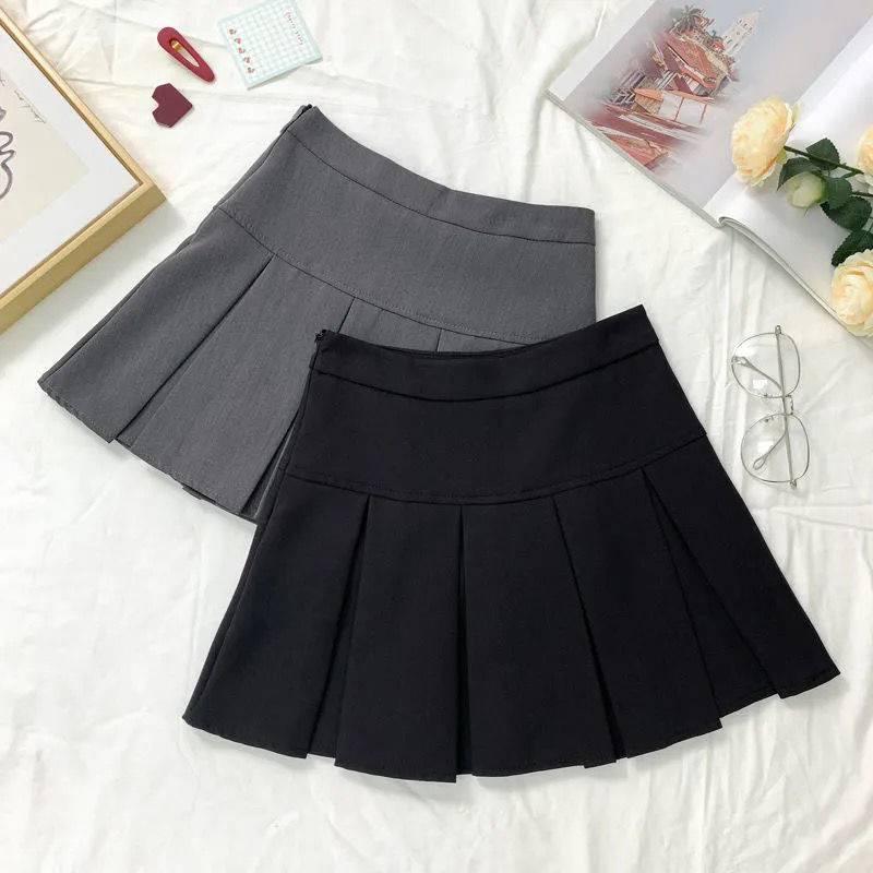 Chân váy ngắn xếp ly to dáng chữ A thời trang Milofa