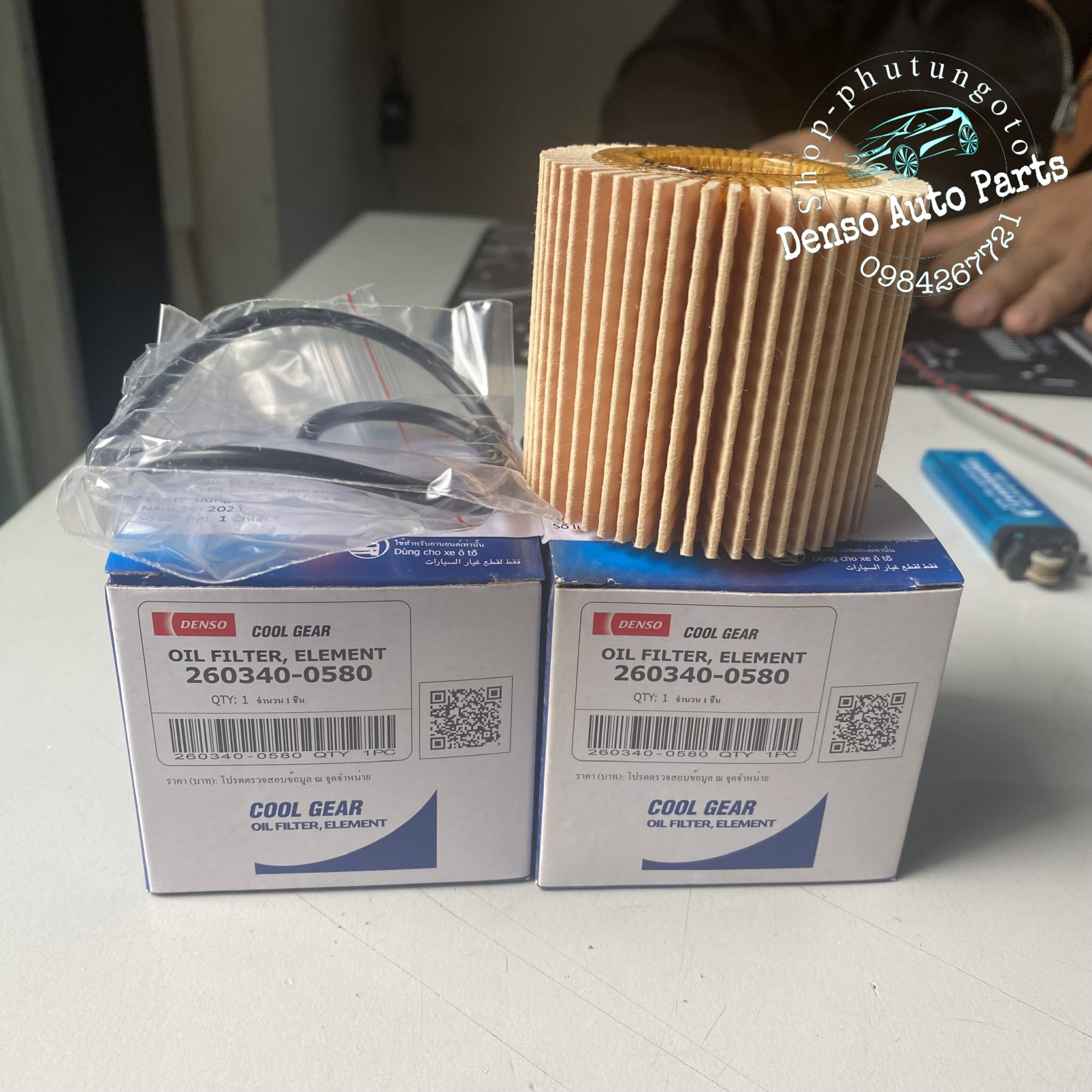 Lọc dầu giấy Denso cho xe Toyota Corolla 2008-2013, Yaris 2008-2014,...