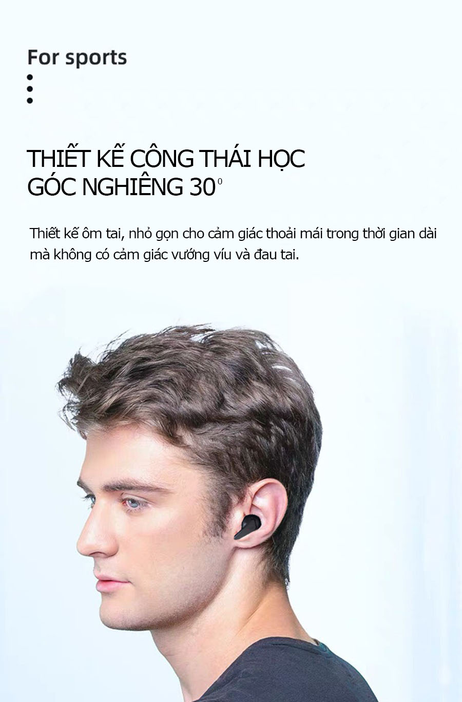 Tai nghe Bluetooth cao cấp sạc nhanh - chống ồn hiệu quả