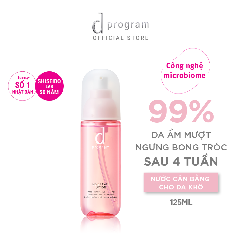 Nước Cân Bằng Cho Da Khô Nhạy Cảm d program Moist Care Lotion 125ml