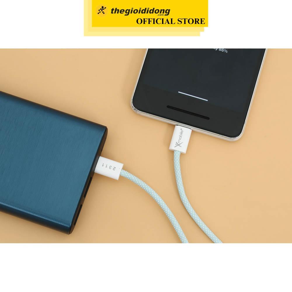 Cáp Type C - Type C 1m Xmobile DS103 - Hàng Chính Hãng