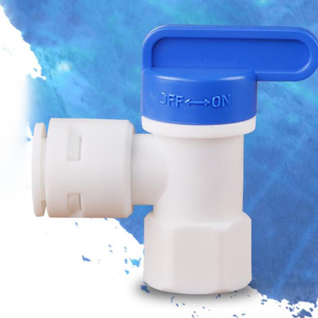 Máy Lọc Nước RO Thẩm Thấu Ngược Hệ Thống Lọc Xe Tăng Van Bi ID 1/4 Inch 3/8 Inch, Dễ Dàng Lắp Đặt