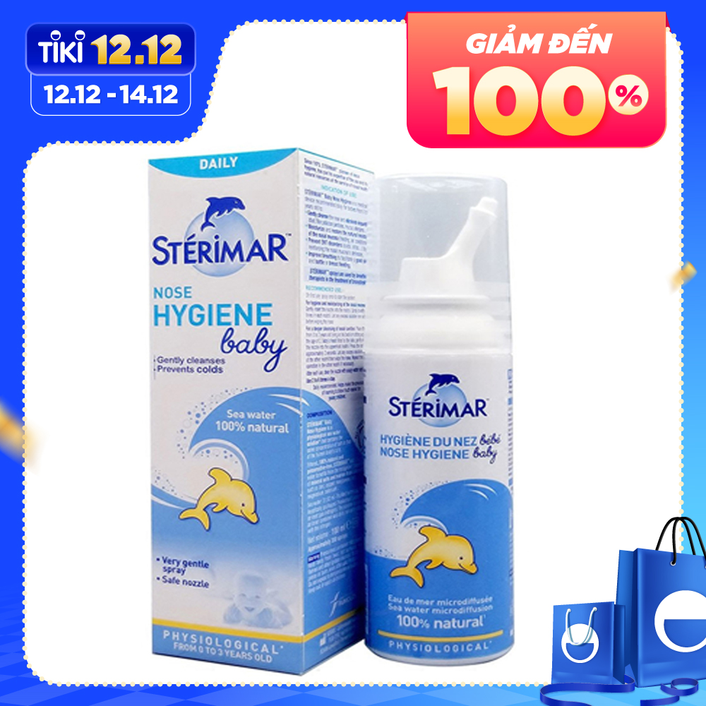 Bình xịt nước muối biển Sterima Baby 50ml