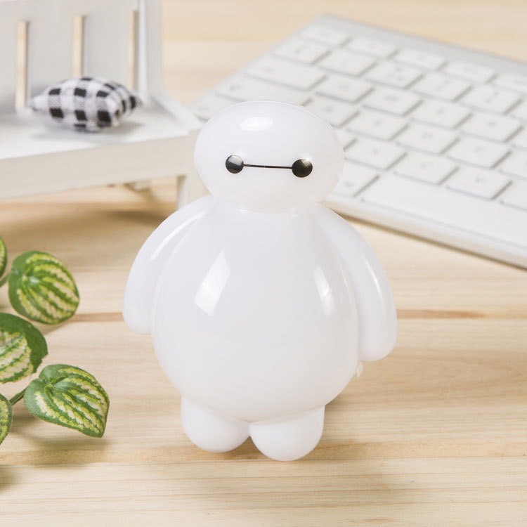 Đèn Ngủ LED Đổi Màu Độc Đáo Hình Nhân Vật Baymax Hoạt Hình Dễ Thương - HN