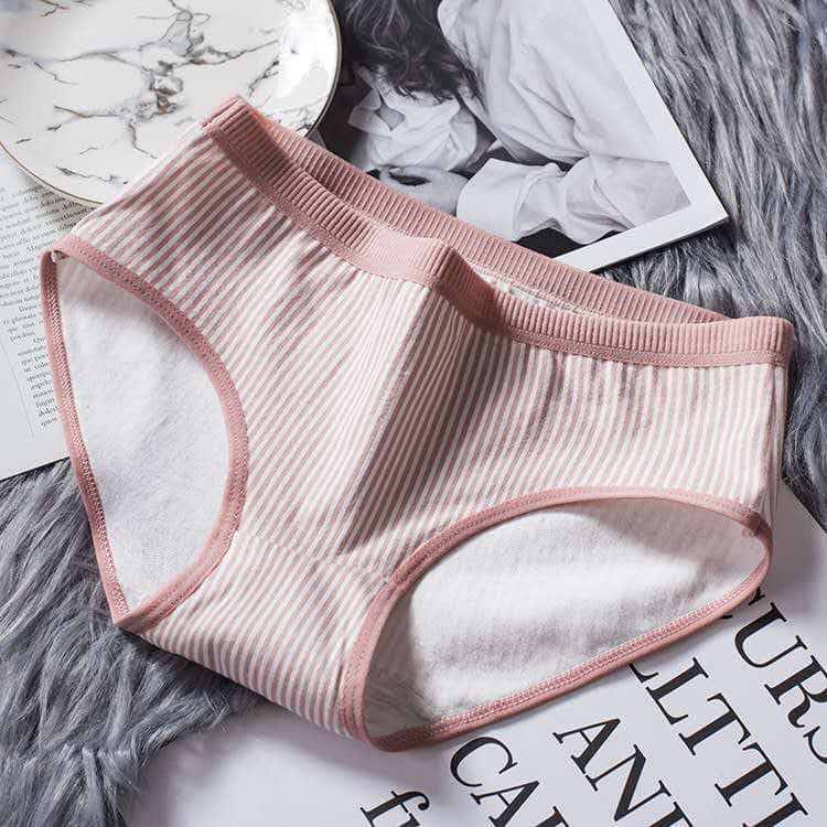 Combo 10 quần lót cotton tăm kẻ sọc mềm mịn cao cấp