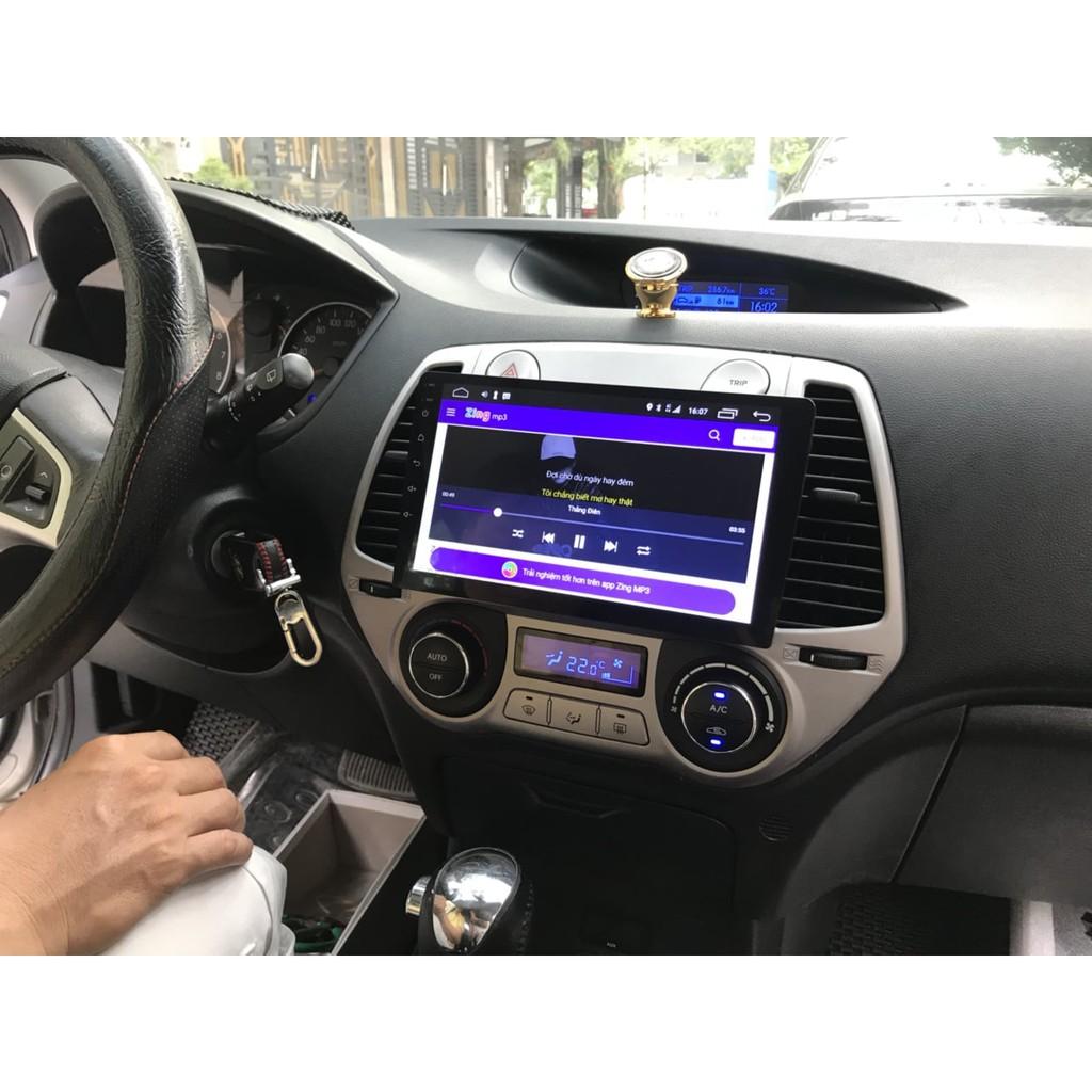 Màn Hình Android 9 inch Cho HYUNDAI I20 2008-2012 - Đầu DVD Chạy Android Kèm Mặt Dưỡng Giắc Zin Huyndai I20