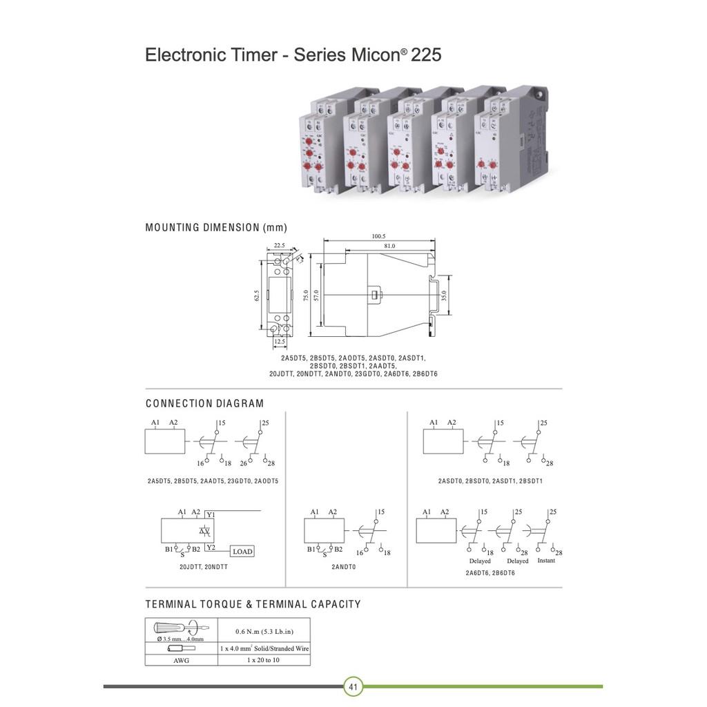 Timer Power true Off Delay 23GDT0