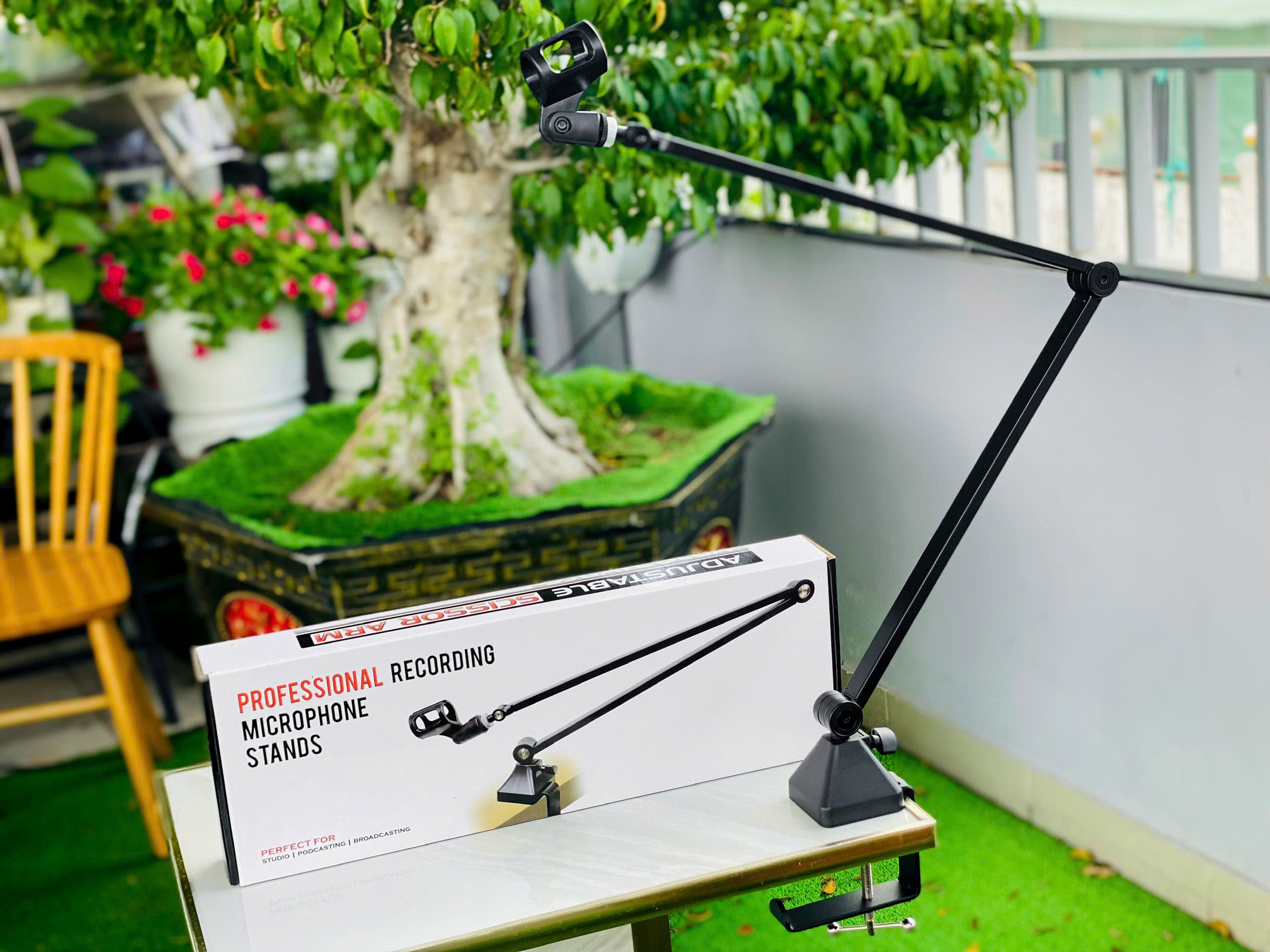 Kẹp Bàn NB36 pro Kẹp Micro NB36 dùng kẹp mic thu âm livestream chuẩn phòng thu cao cấp thép Cao Cấp Không Gỉ bám chắc dễ dàng di chuyển hàng nhập khẩu
