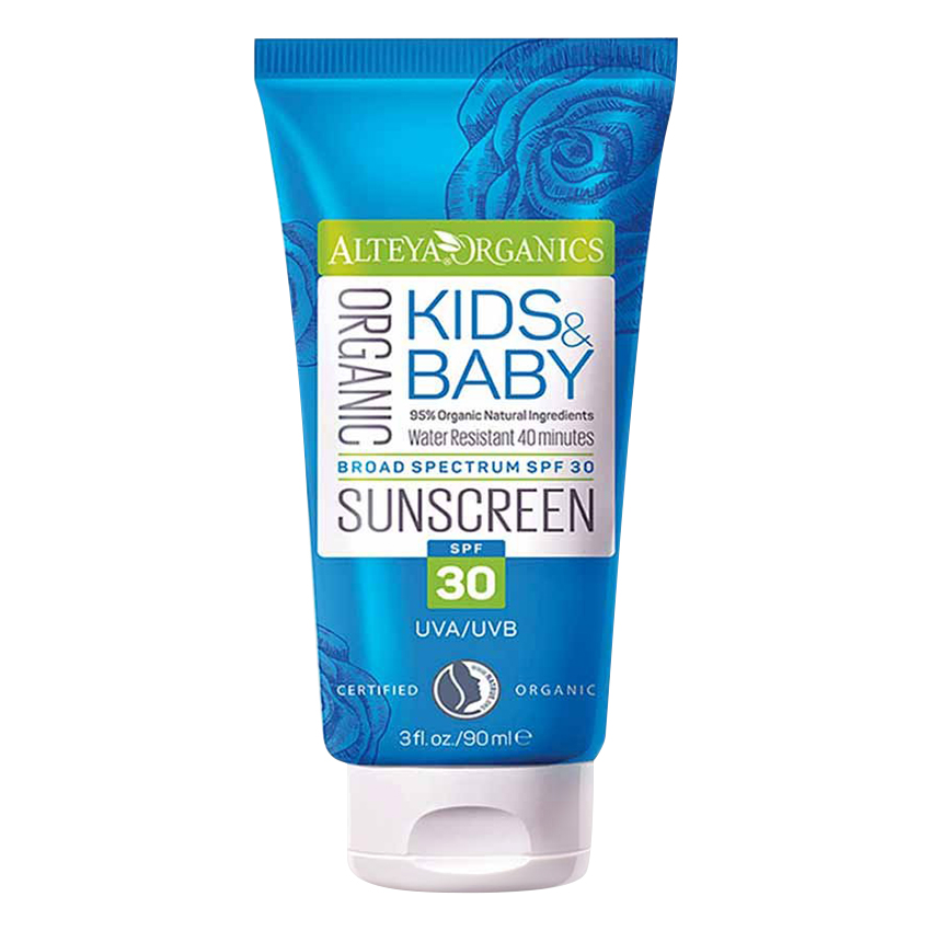 Kem Chống Nắng Hữu Cơ Trẻ Em Alteya Organic Sunscreen Kids &amp; Baby SPF 30 (90ml)