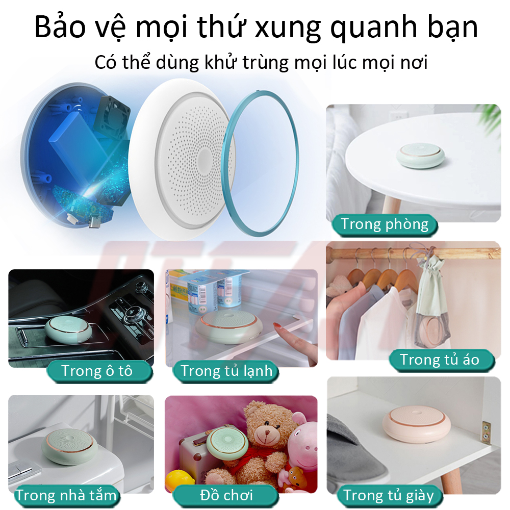 Máy khử mùi tủ lạnh CTFAST : Công nghệ ozone, khử mùi hôi, nấm mốc, loại bỏ dư lượng thuốc trừ sâu, thanh lọc không khí, bảo vệ sức khỏe gia đình