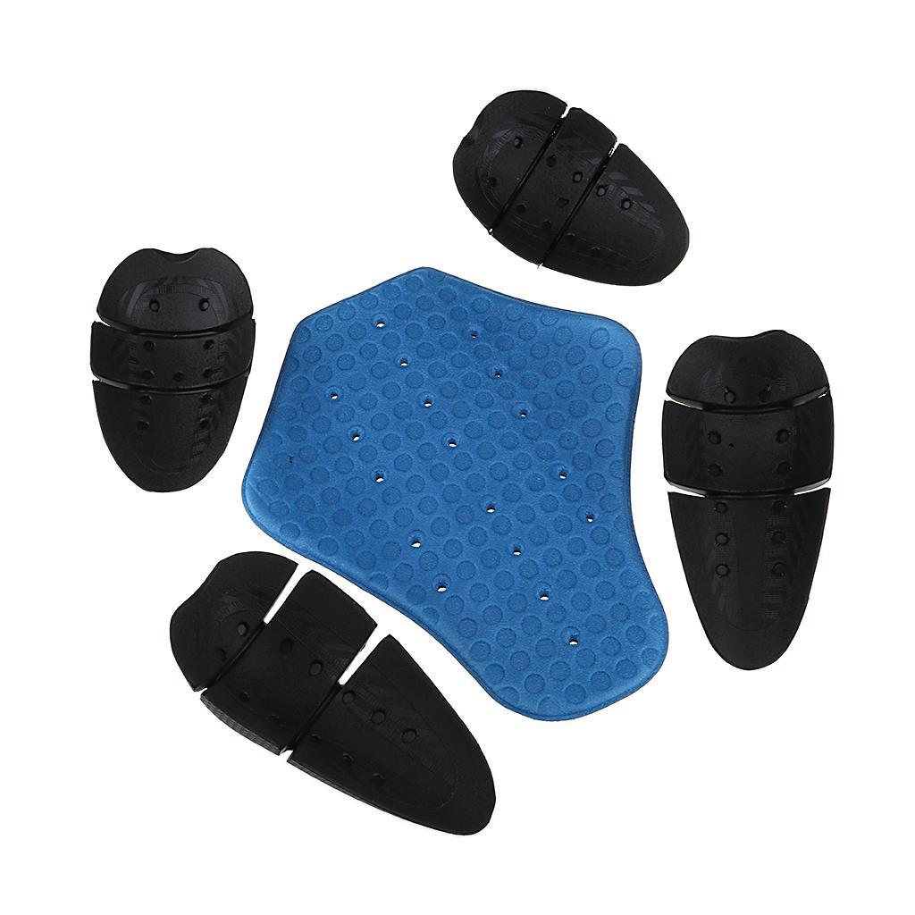 Outdoor Motocross Shoulder Knee Back Pads Detachable Insert Armour Gear
