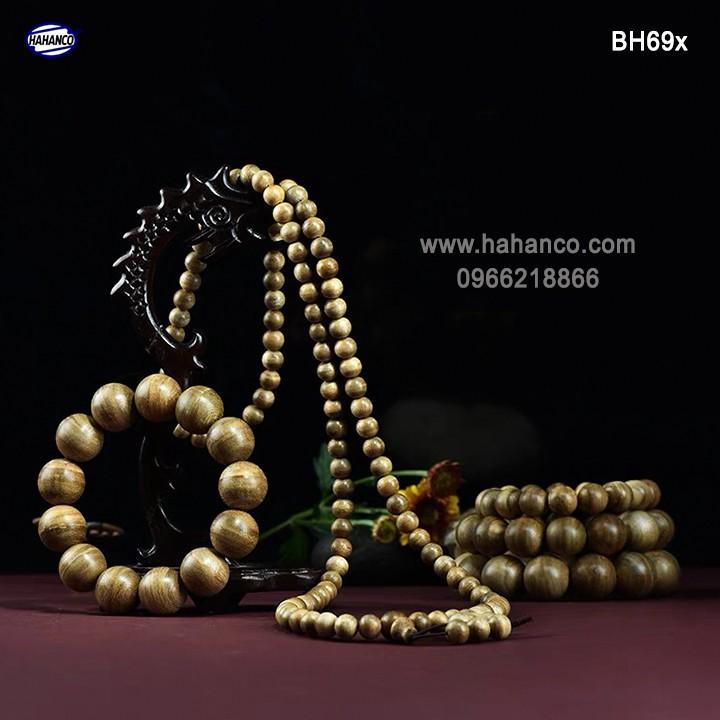 Vòng Gỗ Trầm Hương (Đủ Size) BH698 -Trầm Tốc Việt - An Yên/Thịnh Vượng - Bracelet of HAHANCO