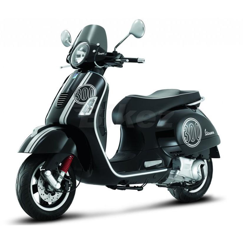 Bộ decal tem xe Vespa GTS 300 Sport Line 2 sọc