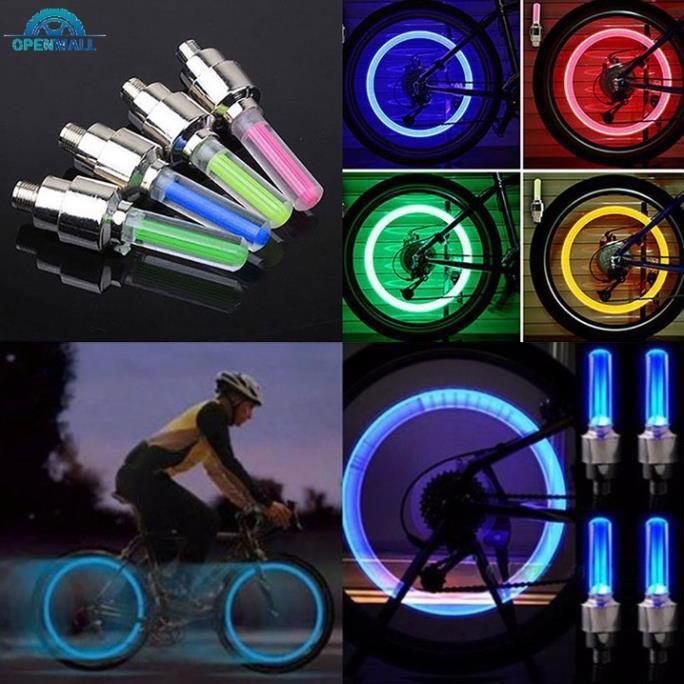 Đèn LED Neon Gắn Nắp Van Xe Đạp/ Xe Máy Phát Sáng Độc Đáo