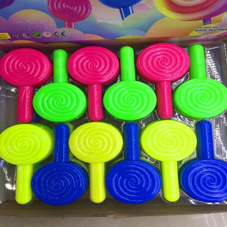 Slime CÂY KẸO MÚT LOLIPOP 4 màu cực đẹp Đồ chơi hũ slam chất nhờn ma quái squishy