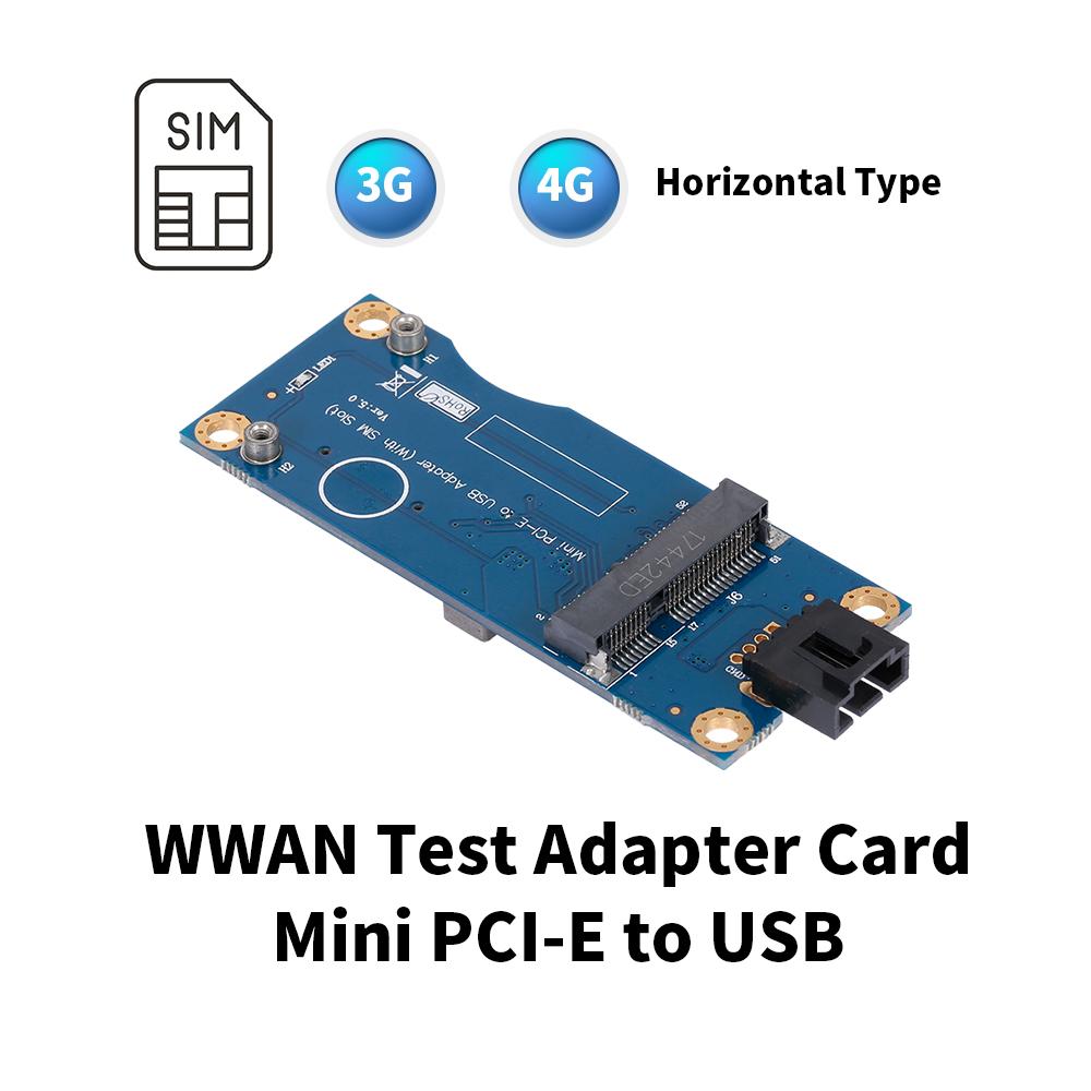 Thẻ chuyển đổi Mini PCI-E sang USB với khe cắm SIM