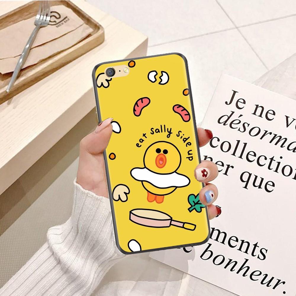 Ốp lưng dành cho Oppo F5 Viền dẻo TPU hình Vịt Con Đáng Yêu