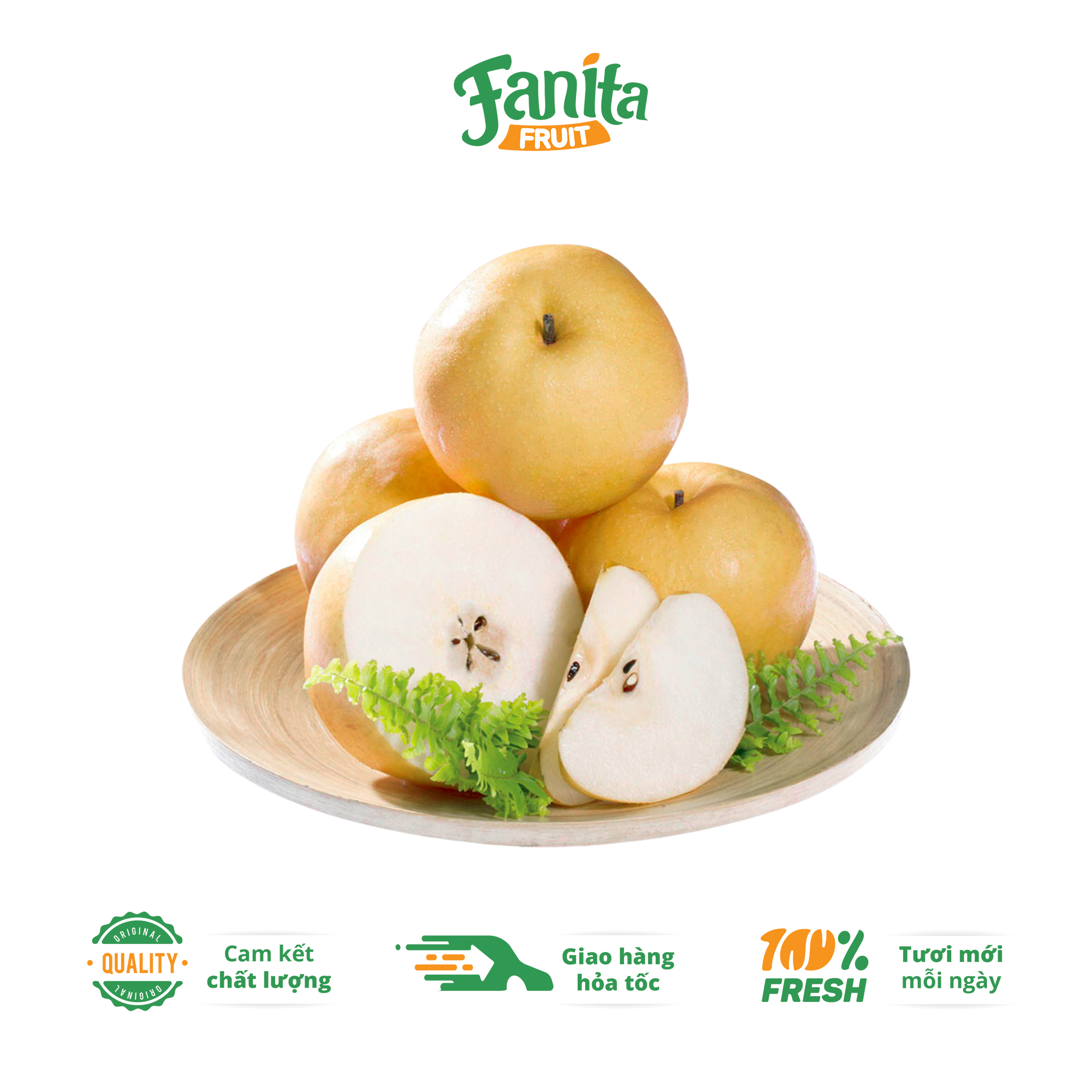 Lê Hàn Quốc - giòn ngọt, thanh mát 1kg