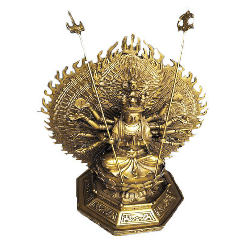 Tượng Phật Bà Quan Âm Nghìn Tay Nghìn Mắt Bằng Đồng Thau