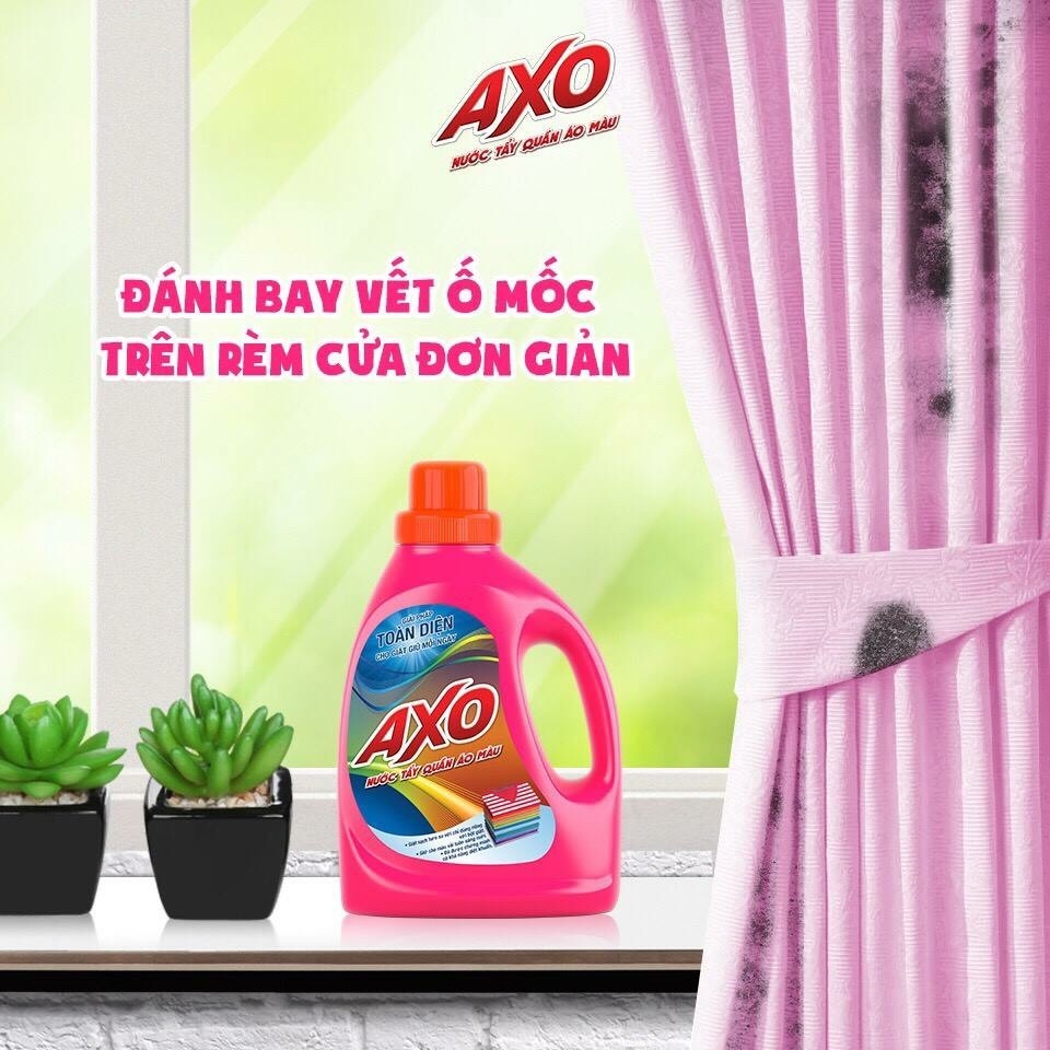 COMBO 2 Nước Tẩy Quần Áo Axo Hương Hoa Anh Đào 800ml X2